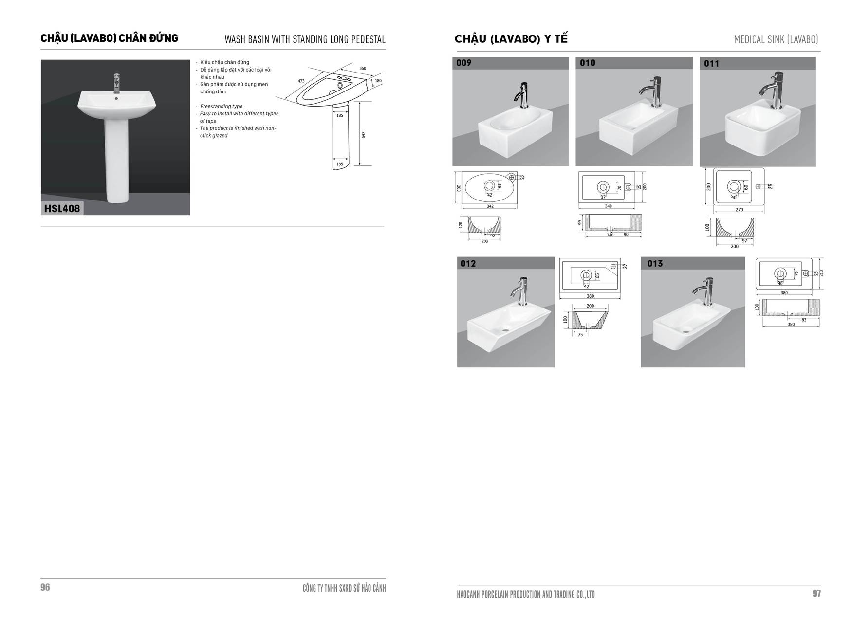 Bảng giá và Catalogue Thiết bị vệ sinh Hảo Cảnh HC mới nhất 2025 /Page 49